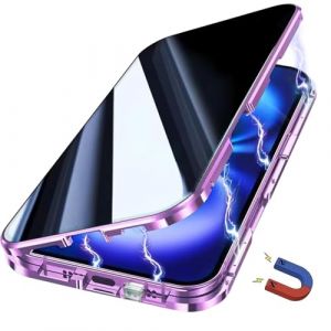Coque de Protection pour Huawei P30 Pro,360 degr&eacute;s d'intimit&eacute; Avant et arri&egrave;re en Verre tremp&eacute; Couvercle,&eacute;cran Anti - Spy,Huawei P30 Pro Spy magn&eacute;tique Adsorption m&eacute;tal Pare - Chocs (YOURSEA, neuf)
