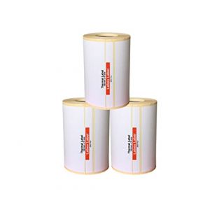 &Eacute;tiquette Thermique Direct 100x70 mm | Rouleau Etiquette Thermique | &Eacute;tiquette Thermique - 3 Rouleaux - 1050 &Eacute;tiquettes Thermiques Professionnelles (Labex Label, neuf)