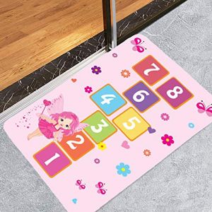 URMAGIC Tapis de marelle pour Enfants, Tapis antidérapant 60X180cm, Tapis de Jeu pour Chambre d'enfants, Tapis éducatif Doux Lavable pour Enfants, Cadeau pour Fille/garçon (Sunshay EU, neuf)