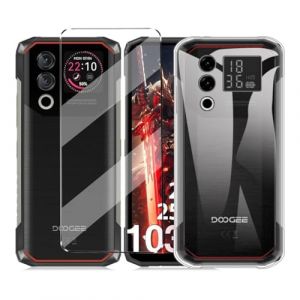 Coque + 1Pcs Verre trempé Protection Compatible with Doogee Blade 10 Max Coke Coque de Protection Compatible with Doogee Blade 10 Max étui Housse Etui Protection et protège écran Antichoc-Clear (HuiYouMY, neuf)