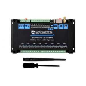 Industriel 8-Ch ESP32-S3 WiFi Relais Module Intégré RS485, Entrée Numérique, Relais, Ethernet Port, et Circuits de Protection d'isolation, Supporte RS485 et Bluetooth/WiFi Télécommande (Bolin Electronic, neuf)