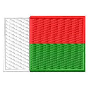 &Eacute;cusson brod&eacute; drapeau de Madagascar Aufn&auml;her parche Bordado &eacute;cusson Toppa ricamata (Masterpatch, neuf)