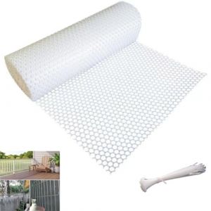 Cl&ocirc;ture en fil de fer pour poules en plastique ABS, grillage pour volailles, fil de cl&ocirc;ture hexagonal pour jardinage, filet de barri&egrave;re de construction, cadres en fil de fer pour poules, filet floral (WuyueHua, neuf)