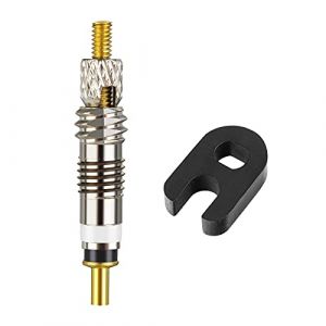 HZJD 6 Pièces Presta Valve Cores Obus Valve Presta, Outil de démontage de Noyau de Valve, Universel pour vélo de Route, vélos de Montagne, à Visser, Facile à Utiliser (HZJD-PRO TOOL, neuf)