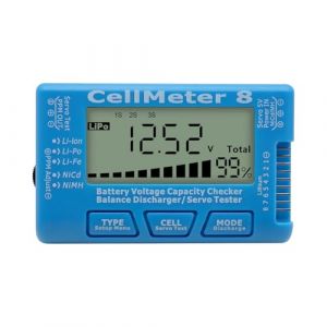 RC 8 testeur de capacité de batterie numérique AYWHP Capacité de la Batterie de Tension Vérificateur Contrôleur Testeur avec Ecran LCD pour LiPo Life Li-ION Nicd NiMH (Quan Ruiqi, neuf)