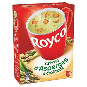 ROYCO - Minute Soup Crème D'Asperges Et Croûtons 60G - Lot De 4 - Offre Special (La Famille à Table! - LFàT!, neuf)