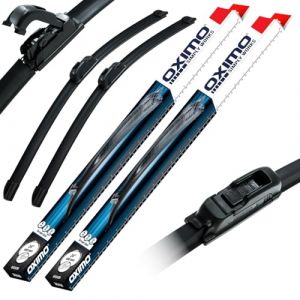 OXIMO SIMPLY WORKS Essuie-glaces avant pour Peugeot 106 1 I 10.1999-05.2005 Hayon, Lot de 2 balais d&rsquo;essuie-glace - gauche 500 mm, droite 450 mm (attelage-online, neuf)