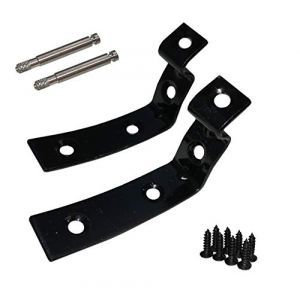 Twowinds - Charni&egrave;re Bo&icirc;te &agrave; Gants Compatible avec Audi A4 B6 B7 RS4 Exeo - 8E2857131 - Charni&egrave;re Porte Bo&icirc;te &agrave; Gants - Forme en Z - Vis - (lot de 12 pi&egrave;ces) (Autoparts-forless, neuf)