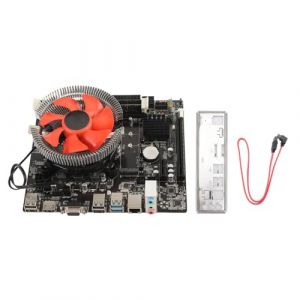 Carte Mère LGA 1155, Ensemble de Cartes Mères B75, Processeur Pris en Charge I5 3470 4 Go X 2 Mémoire DDR3 Carte Mère CPU Combo avec Ventilateur, pour Ordinateur de Bureau PC (Liunuss, neuf)