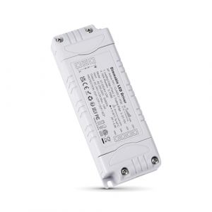 REYLAX Transformateur 220V 24V 12W 0.5A Dimmable Triac & 0/1-10V, Alimentation de Tension Constante Transformateur LED Basse Tension AC à DC Adaptateur Transfo (REYLAX, neuf)