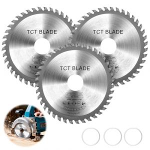 Flintronic 3pcs Lame de scie circulaire 115 x 22,2 mm, Disque &agrave; Tron&ccedil;onner Meuleuse 115, 40 dents Coupes propres, Lame scie circulaire pour Bois, Contreplaqu&eacute;, Stratifi&eacute;, Cloison, S&egrave;che, Plastique (XJYEU, neuf)