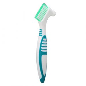 Brosse pour Proth&egrave;ses Dentaires, Brosse &agrave; Dents pour Proth&egrave;ses Dentaires Dures de Qualit&eacute; Sup&eacute;rieure Brosse de Nettoyage pour Fausses Dents, Outil de Nettoyage pour Proth&egrave;ses Dentaires Double Face, &eacute;l (Rotekt, neuf)