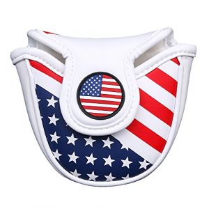 Couvre-maillet pour putter avec fermeture magnétique - Drapeau des États-Unis (Outdoor Leisure Time, neuf)
