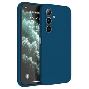 HAFFAN Coque en Silicone TPU Compatible avec Samsung Galaxy S25+ / Samsung Galaxy S25 Plus (6.7"), Housse Etui de Protection pour T&eacute;l&eacute;phone Portable - Bleu Saphir (haffan, neuf)