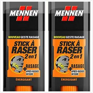 MENNEN - Stick à Raser 2 en 1 Homme - Energisant - 50 ml - lot de 2 (Amsmarket, neuf)