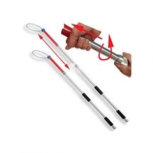 Polytrans Lasso am&eacute;ricain de Capture Extensible &agrave; Ouverture par agrandissement pour Animaux 1,20 m &agrave; 1,80 m (Electropolis_Online, neuf)