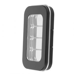 KAILIKETIY Bo&icirc;te Magn&eacute;tique De Rangement s Compacte Pour Palettes De Maquillage Vides Et Godets De Fards &agrave; Paupi&egrave;res, &Eacute;tui Noir Mat Pour Fards &agrave; Joues, Pratique Pour Maquillage En D&eacute;placement (GODDE, neuf)