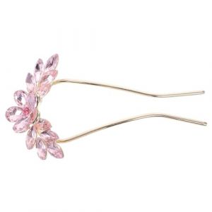 GANAZONO &Eacute;pingle &agrave; Cheveux U Strass pour Mari&eacute;e Accessoire Chic pour Chignons &Eacute;l&eacute;gants Barette Mariage Femme D&eacute;coration Coiffure Adulte Style Fran&ccedil;ais Sophistiqu&eacute; (JUNEE, neuf)