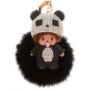 Generisch Porte-clés Kiki Monchichi noir (WEILAIDIAN, neuf)