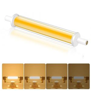 R7S LED 118mm Dimmable, 7.7W 230V 850LM Blanc Chaud 3000K R7S Ampoules LED, &Eacute;quivalent Pour 100W J118 R7S Ampoules Halog&egrave;nes, Pas De Flicker, 1PCS (BVCL, neuf)