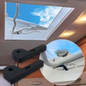 MaJoCompTec&reg; SKYSAFE Verrouillage pour fen&ecirc;tre de toit Dometic | Protection contre les temp&ecirc;tes pour lucarne de toit Protection anti-effraction pour camping-car | Accessoires pour fen&ecirc;tre de fourgon (MaJoCompTec&reg;, neuf)