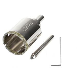 Scie Cloche 35mm Scie Cloche Diamant,Foret Carrelage avec Foret Guide Centreur,Foret Diamant Carrelage Ouvre-Trou en Verre,pour Coupe de Carrelage,Verre,Céramique Pierre Microcristalline,Granit (yichen777, neuf)