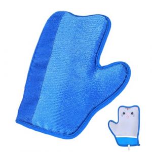 Gant d'&eacute;pilation &eacute;lectrostatique - Gants d'&eacute;pilation mignons - Brosse antistatique - Nettoyant pour tapis, sol, canap&eacute;, canap&eacute; (Secret Travel, neuf)