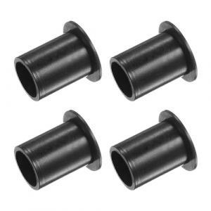 Kozelo 4Pcs de Bagues en Nylon à Collerette [Alésage de 13mm x Diamètre Extérieur de 16,1mm x Longueur de 22,1mm] Bagues en Plastique Nylon pour Arbre, Couleur Noire (kozelo, neuf)