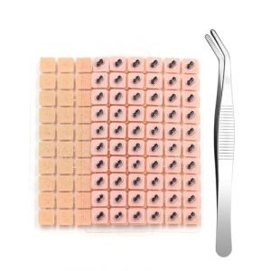 HUVZOR 600 Pi&egrave;ces Graine D'oreille D'acupuncture,Graines D'oreille,Oreille Presse Graines Acupuncture,avec 1 pi&egrave;ce de stylo pour trou d'oreille Points,Magn&eacute;tiques Th&eacute;rapies Auriculaire (Volumetech OU, neuf)