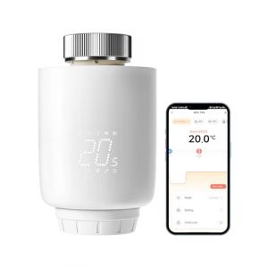 DEWENWILS T&ecirc;te Thermostatique Connect&eacute;e et Intelligente WiFi, Thermostat Radiateur Connect&eacute;, Programmable et Compatible avec Alexa & Google Assistant, Contr&ocirc;le par Tuya APP, sans Passerelle Requise (DewenwilsDirect, neuf)