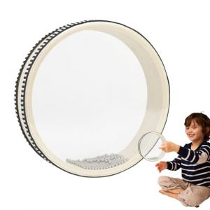 Drum De La Mer - Tambour Océan À Double Face, Percussion Du Son De Pluie | Instrument Sonore De Méditation Avec Coquille De Bois Dur, Tambour De Simulation De Vagues Pour La Relaxation, La (jianwwk, neuf)