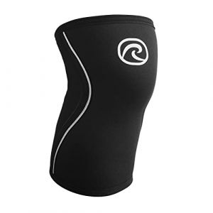 Rehband Genouill&egrave;re pour Entra&icirc;nement de Force & Fitness - support de genou en n&eacute;opr&egrave;ne 7mm, Flexible & Antid&eacute;rapante, Genouill&egrave;re pour Hommes & Femmes, Couleur:Noir, Taille:XXS (Rehband, neuf)