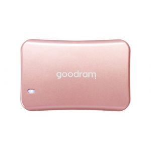 goodram - SSD Externe - HX200 - USB Type C + A - Interface USB 3.2 Gen. 2 Haute Vitesse - pour PC, Ordinateurs Portables, Smartphones - 500 GB - Rose Gold (AS-Discount, neuf)