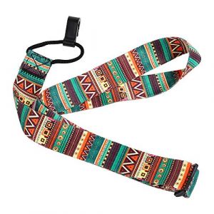 Ejoyous Sangle Ukulélé, Sangle Guitare Universelle Réglable en Nylon Boucle de Ceinture avec Crochet Mini Bandoulière Guitare pour Amateurs d'Ukulélé et Guitaristes (Liusing, neuf)