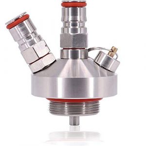 POFET Merrday Distributeur de bi&egrave;re en acier inoxydable 304 Mini f&ucirc;t de bi&egrave;re Distributeur de robinet pour culture de bi&egrave;re artisanale (POFET EU, neuf)