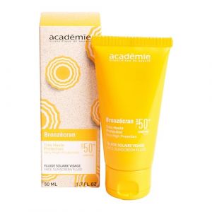 Fluide solaire visage spf 50+ Bronzecran Acad&eacute;mie Scientifique de Beaut&eacute; 50ml (Beauty-offers, neuf)