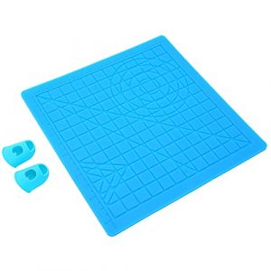 RASTKY Tapis de Conception 3D en Silicone Flexible avec R&egrave;gle D'&eacute;chelle, Capuchons de Protection des Doigts, pour Planche &agrave; Dessin de Stylo 3D (Jirneic, neuf)