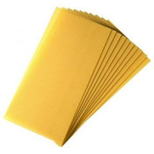 c&ocirc;t&eacute; ruche Cire d'abeille GAUFREE Premium de Corps dadant 1 kg (C&ocirc;t&eacute; ruche, neuf)