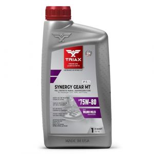 TRIAX Gear MT 75W-80 GL-4 Huile Entièrement Synthétique pour Transmission Manuelle, Différentiel et Boîte de Vitesses (1 pinte/0.946 l) (Triax Lubricants Europe, neuf)