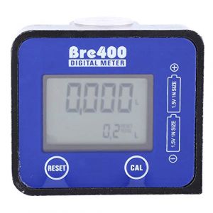 Capteur de Débit d'eau, Débitmètre Numérique 1/2" Débitmètre de Carburant Compteur de Débit D'huile Jauge de Compteur Affichage LCD 1% Haute Précision pour Essence Bleu (Vivilan, neuf)