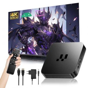 2026 Y1 Android 16.0 Bo&icirc;tier TV, Smart Box 4K HD pour T&eacute;l&eacute;viseur avec WiFi 2,4GHz + 5GHz, Appareil TV Bo&icirc;tier Cha&icirc;ne Internet, Puce S905, USB 2.0, Compact et Puissant (T&eacute;l&eacute;commande Infrarouge) (KARIS KINGDOM, neuf)