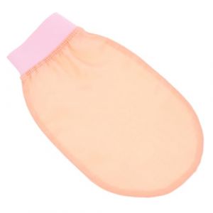 OSOLADY Moufles De Bain Exfoliant Corps Mitaine Douce En Soie Couleur Lotus Rose Moufles De Bain Pour Hommes Et Femmes Nettoyage En Profondeur 1 Pièce (Yunomiy, neuf)