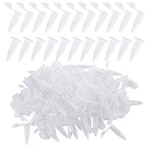 Chudian 500Pcs 1.5ml Tube à Centrifuger en Plastique,Tubes à Essai en Plastique pour Centrifugeuse Flacon avec Couvercle Transparent pour Conteneur de Stockage d'Échantillons en Laboratoire (ISPAS STORE S.R.L.*, neuf)
