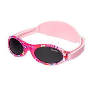 Kiddus Lunettes de soleil Polaris&eacute;es Premium pour b&eacute;b&eacute;, gar&ccedil;on, fille. De 0 mois &agrave; 2 ans. Protection Solaire UV400. Pont de nez en Silicone. Bande r&eacute;glable en Neopr&egrave;ne (Kiddus, neuf)