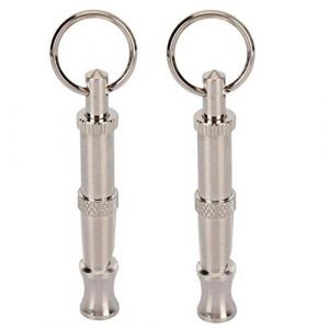 beautyhe Sifflet pour Chiens Sifflet Ultrason Chien Anti Aboiement Métal Sifflet Chien Sifflet Formation Le Comportement du Chien Formateur 2pcs (HongtuTech, neuf)