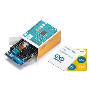 Arduino Motor Shield REV3 [A000079] - Extension pour contrôler moteurs CC, pas à pas et servomoteurs, compatible avec Arduino UNO, idéale pour projets robotiques et applications de contrôle moteur. (ARDUINO, neuf)