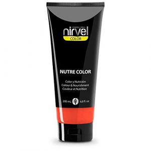 Nirvel NUTRE COLOR FLUOR Corail 200mL Masque de cheveux professionnel (Giser - Beauty Professionals, neuf)
