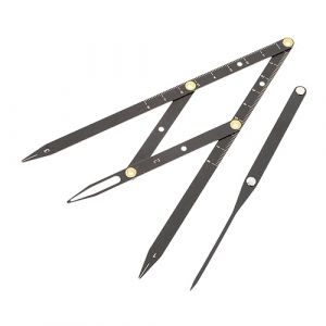 Gogogmee Règle à Sourcils Coulissante à Trois Points Règle De Mesure Des Sourcils à Rapport Outil De Mesure Réglable Pour Dessiner La Forme De (Kolding Luo, neuf)