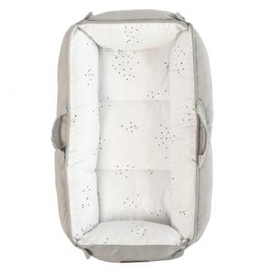 Bellochi Nid universel pour bébé | Retraite confortable pour nouveau-né | Chaise longue multifonction avec fermetures magnétiques silencieuses | Parfaitement dimensionné 100 x 70 x 14 cm (colombe) (MAYRO Store, neuf)