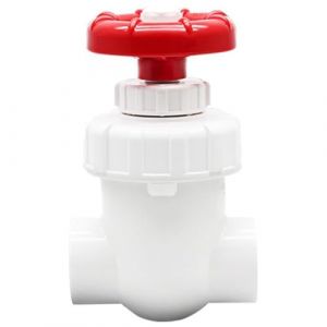 Vanne À Guillotine en UPVC - 25 mm/32 mm/40 mm | Contrôle Précis du Débit | Vanne d'eau en PVC for L'irrigation De Jardin, Les Aquariums Et L'hydroponie(White,Inner Diameter 32mm) (BAIBAISHOP, neuf)